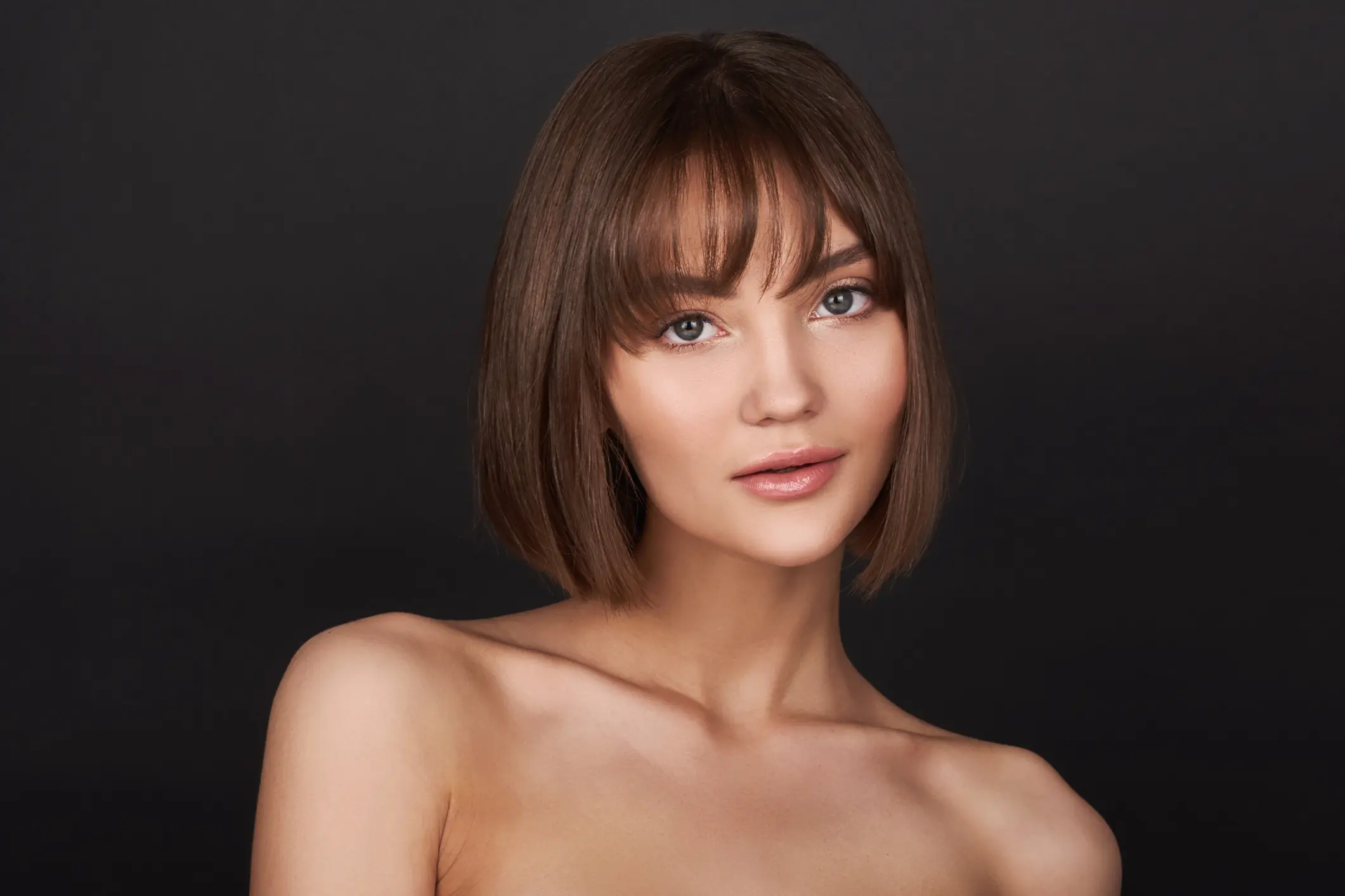 Woman with smooth facial skin for Dysport treatment content