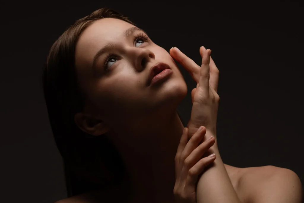 Woman with glowing skin for Aerolase NeoElite laser treatment content